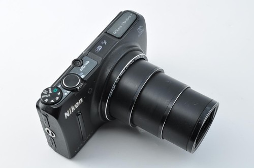 Nikon Coolpix S9700 Digital Camera Black Compact 16MP Zoom Used - Picture 4 of 12