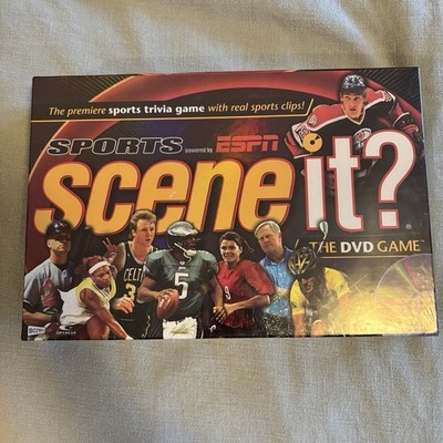 Sports Scene It? ESPN DVD Board Game   Sports Trivia Game with Real Sports Clips