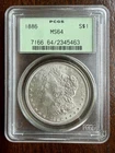1886 Morgan Silver Dollar PCGS MS64 🔥 Near Gem BU Strong Eye Appeal