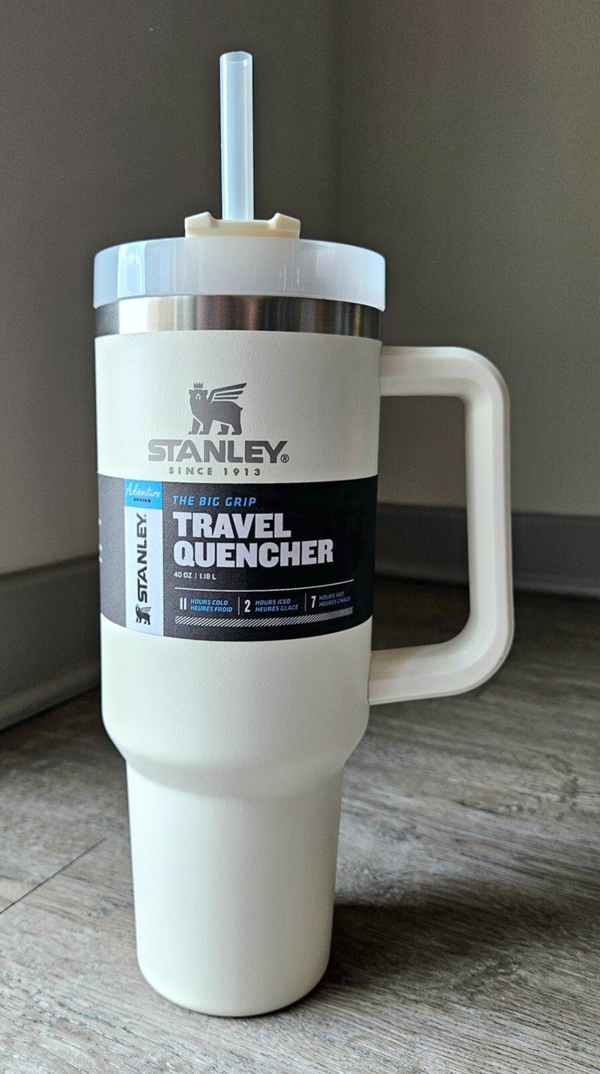 OG Stanley Cream 40oz Adventure Quencher Travel Tumbler NWT Ships