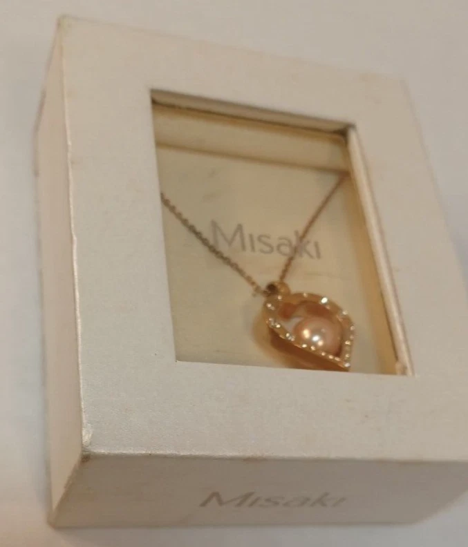 COLLAR MISAKI en forma de corazón -NUEVO-¡Envío en caja gratis con seguimiento! Foto 3 de 4