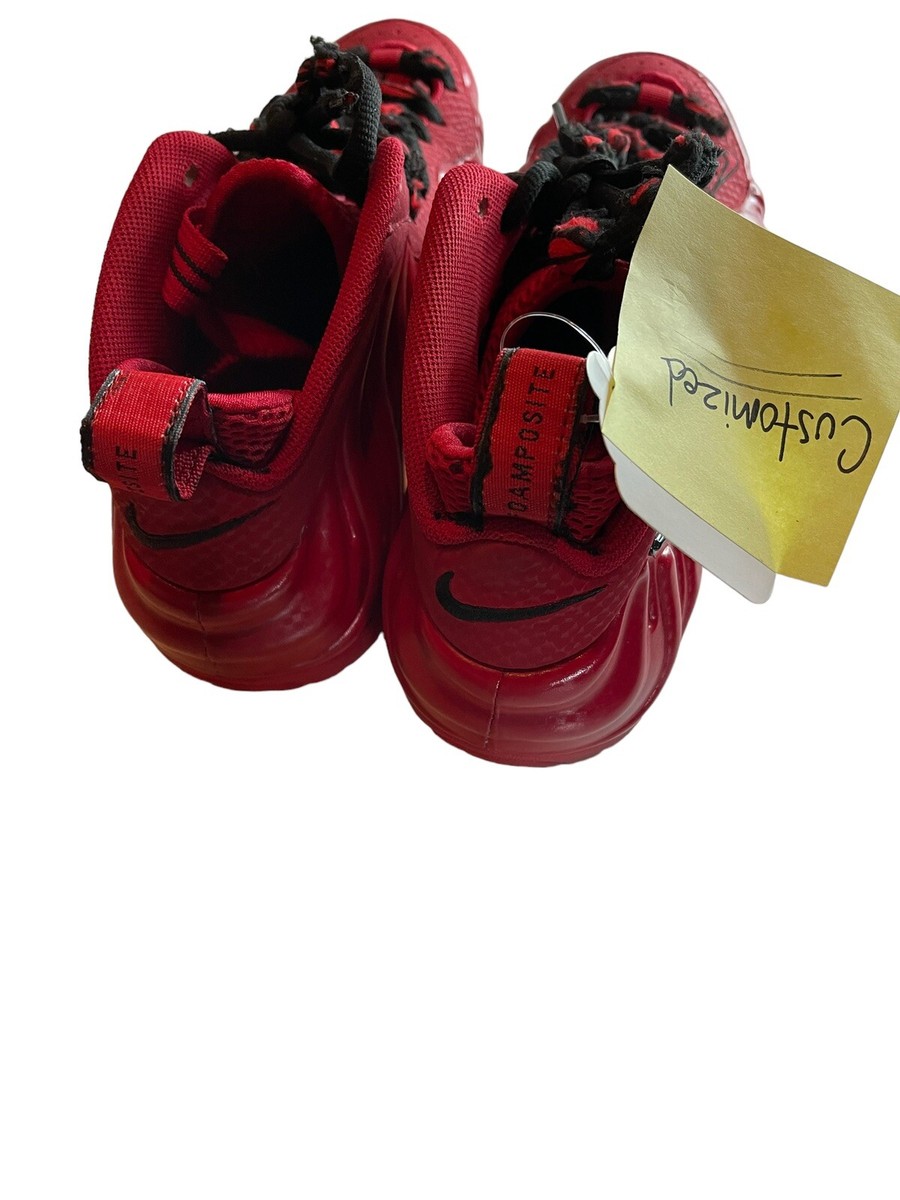 Nike Air Foamposite Pro Red October Custom Friday The 13th
