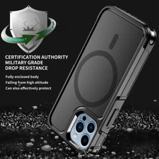 MagSafe Case for iPhone 13 Pro Max 16 15 14 12 Plus Shockproof Heavy Duty Cover