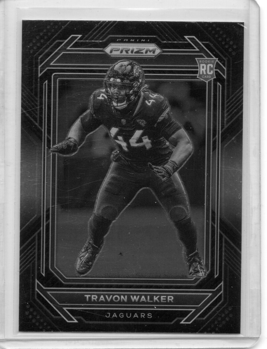2022 Panini Chronicles - Prizm Black #PB-21 Travon Walker (RC) Jaguars Rookie