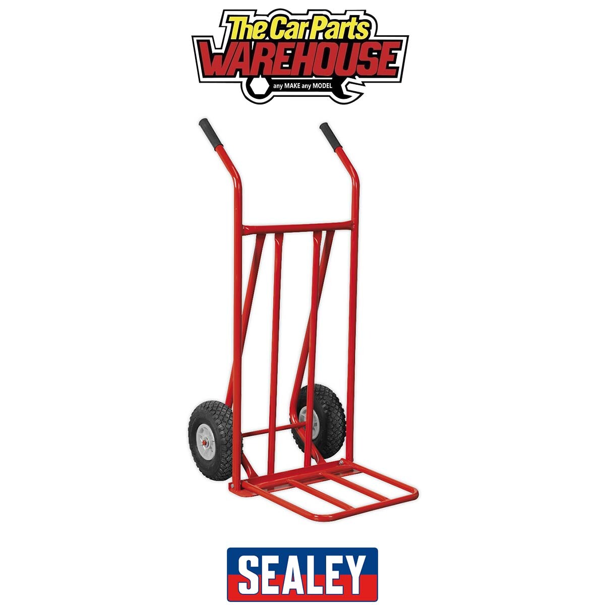 Sealey CST800 Folding Sack Truck with Pneumatic Tyres 150kg Capacity