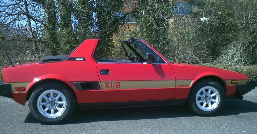 New 1974-1987 Fiat Bertone X1/9 OEM Solid Side Body Rally Stripe Kit ...