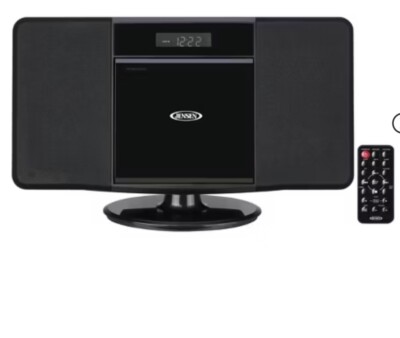Jensen JBS-350 Bluetooth Wall-Mountable Music System W CD Player Speaker 21.5 