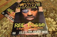 97 RBL Posse An Eye For An Eye Album Release Promo Poster 4080 Hip Hop Magazine