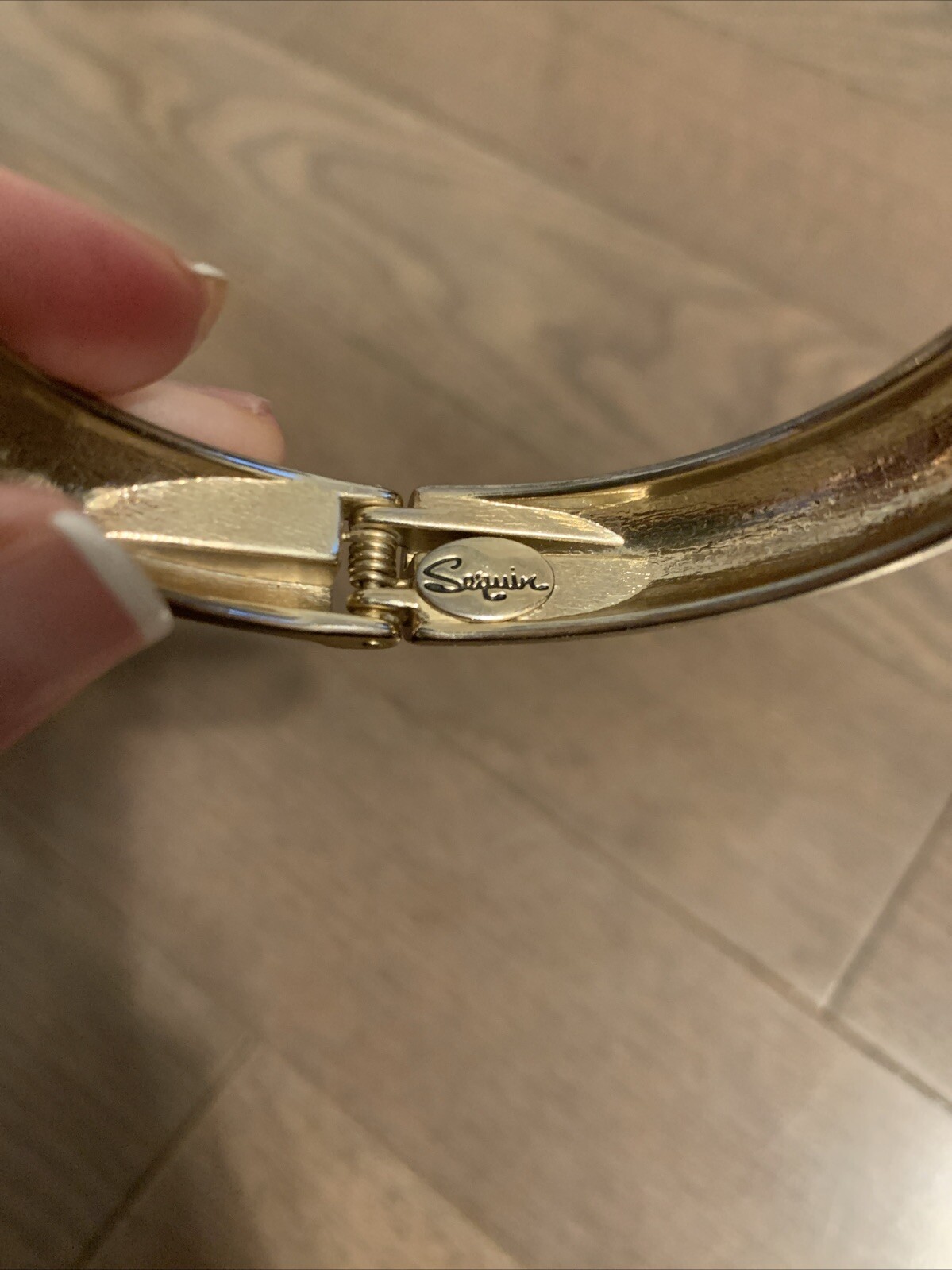 Sequin Nordstrom Solid Bone White Bangle Bracelet - image 4