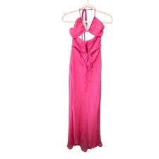 LOVERS AND FRIENDS Halter Cutout Midi Dress Pink NWT Small
