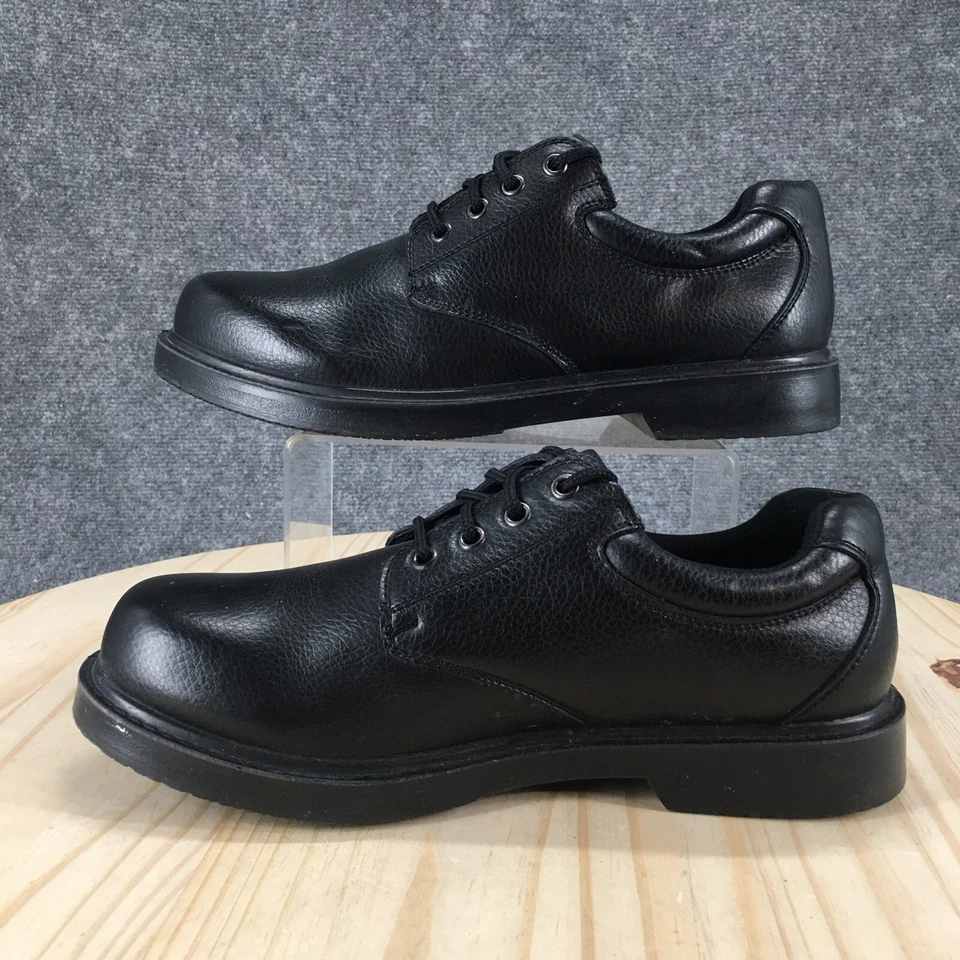 Dr. Scholls Shoes Womens 9.5 Oxford Black Leather Slip Resistant Lace Up Casual - Image 2 of 4