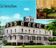 Cold Spring House Wickford Rhode Island GAY NINETIES! 1962 Vintage Postcard 7763