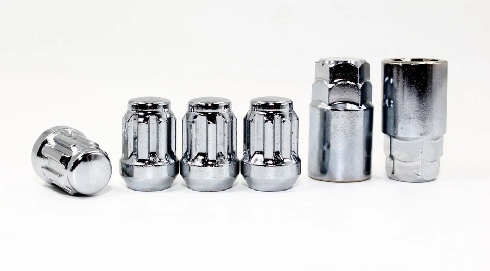 4 cerraduras de rueda sintonizador bellota cromado 12x1,5 con 2 llaves para KIA 40700SCH2 Foto 3 de 4