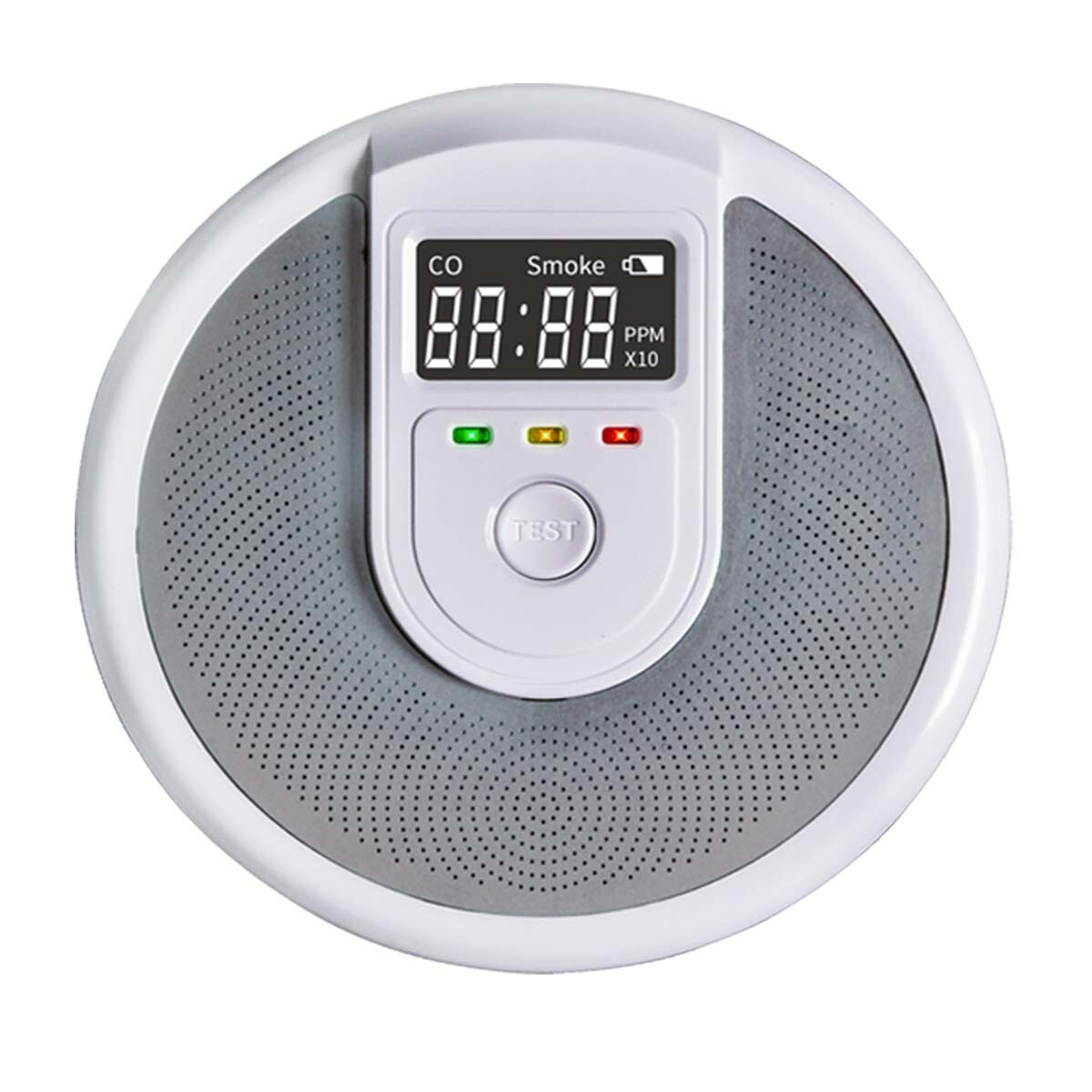 Smoke and Carbon Monoxide (CO) Detector 10-Years Fire Alarms with Voice Speaker
