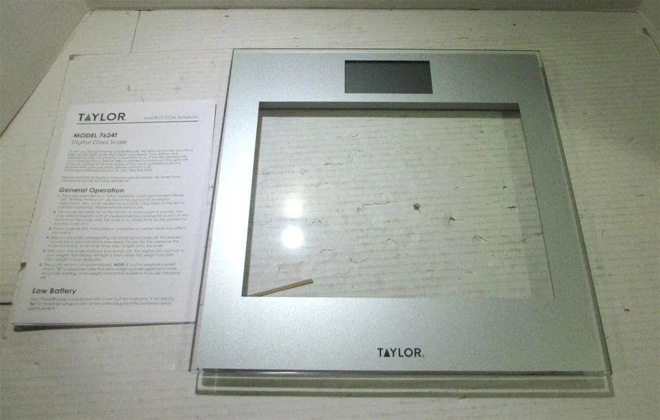Glass Personal Scale Clear - Taylor - Image 3 of 4