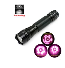 Ultra Fire WF-501B IR 940nm 5core Infrared LED Hunting Night Vision Flashlight