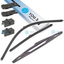YOU.S Original SCHEIBENWISCHER SET VORNE + HINTEN für PEUGEOT 208 I (CA_, CC_)