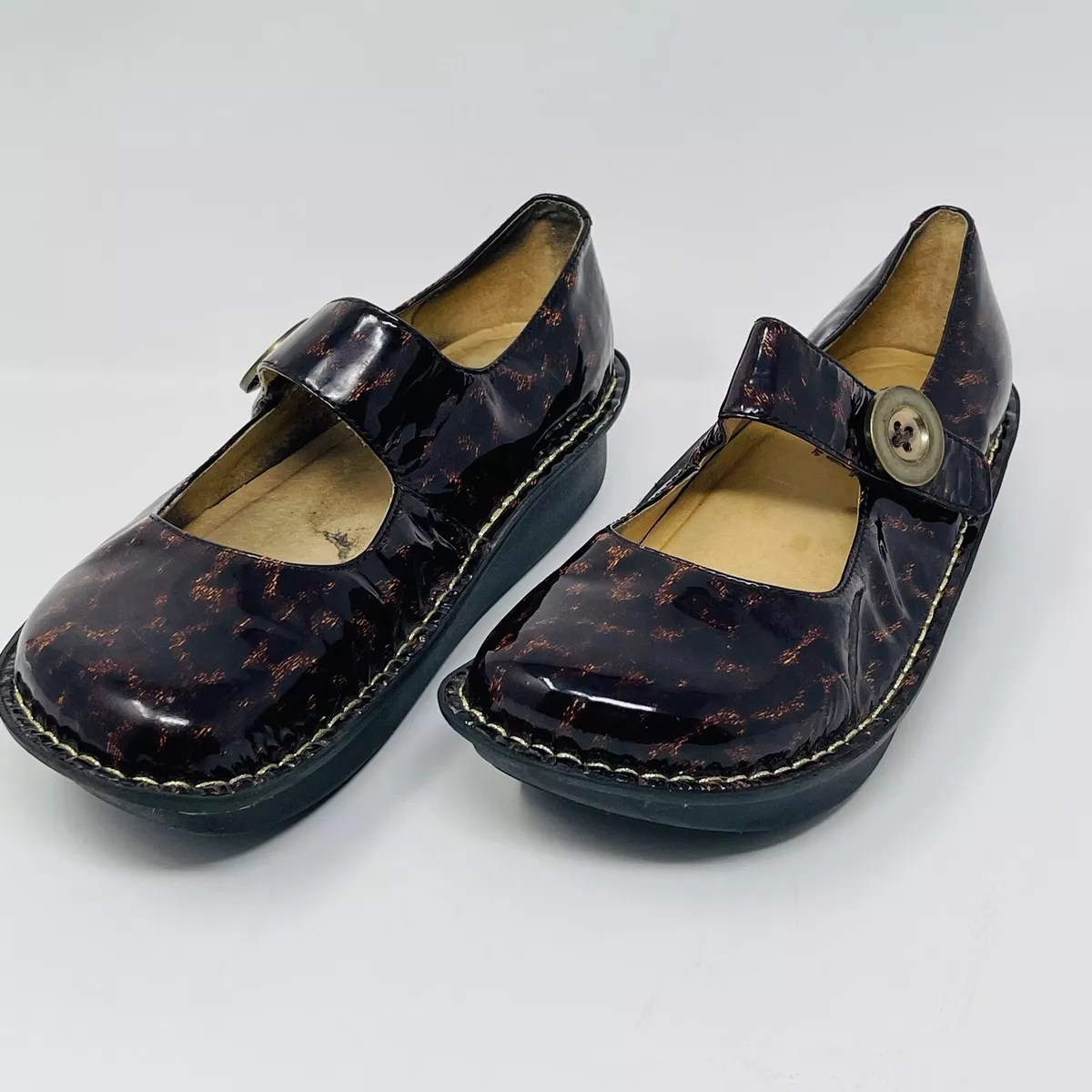 Alegria patent leather best sale shoes