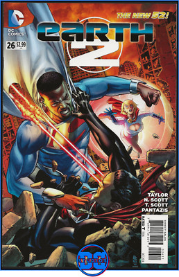 EARTH 2 #26 (2014) VAL-ZOD EARLY CVR APPEARANCE MICHAEL B JORDAN HBO DC 9.4 NM