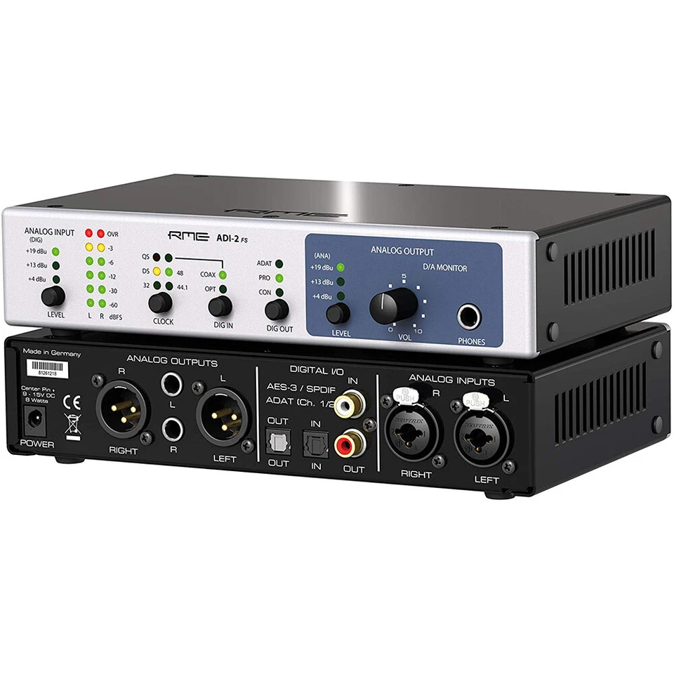 RME ADI-2 FS High-Precision 192 kHz 2-Channel AD/DA Converter - Image 2 of 4