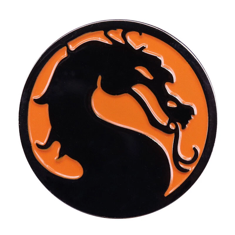 Action Movie Game Mortal Kombat Dragon Symbol Logo Alloy Enamel Badge  Brooch Pin | eBay