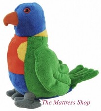 ~❤️LORIKEET con sonido ELKA 18cms 7" Loro Juguete Suave Pájaro Nativo Australiano~❤️