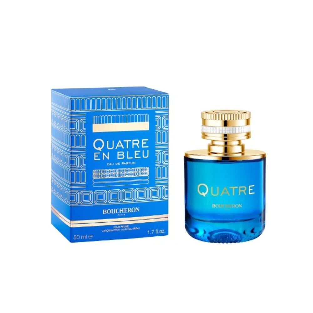 Women Quatre En Bleu by Boucheron 1.7 oz EDP Spray NEW Sealed Box