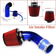 3" Car Cold Air Intake Filter Induction Pipes Power Flow Hose w/Clamps US STOCK