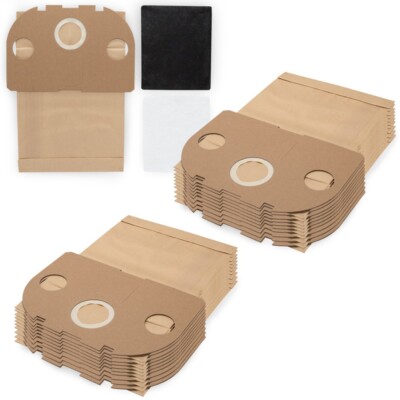 Set für Vorwerk Tiger VK 250 251 kompatibel - 20 Filtertüten + 4 Filter
