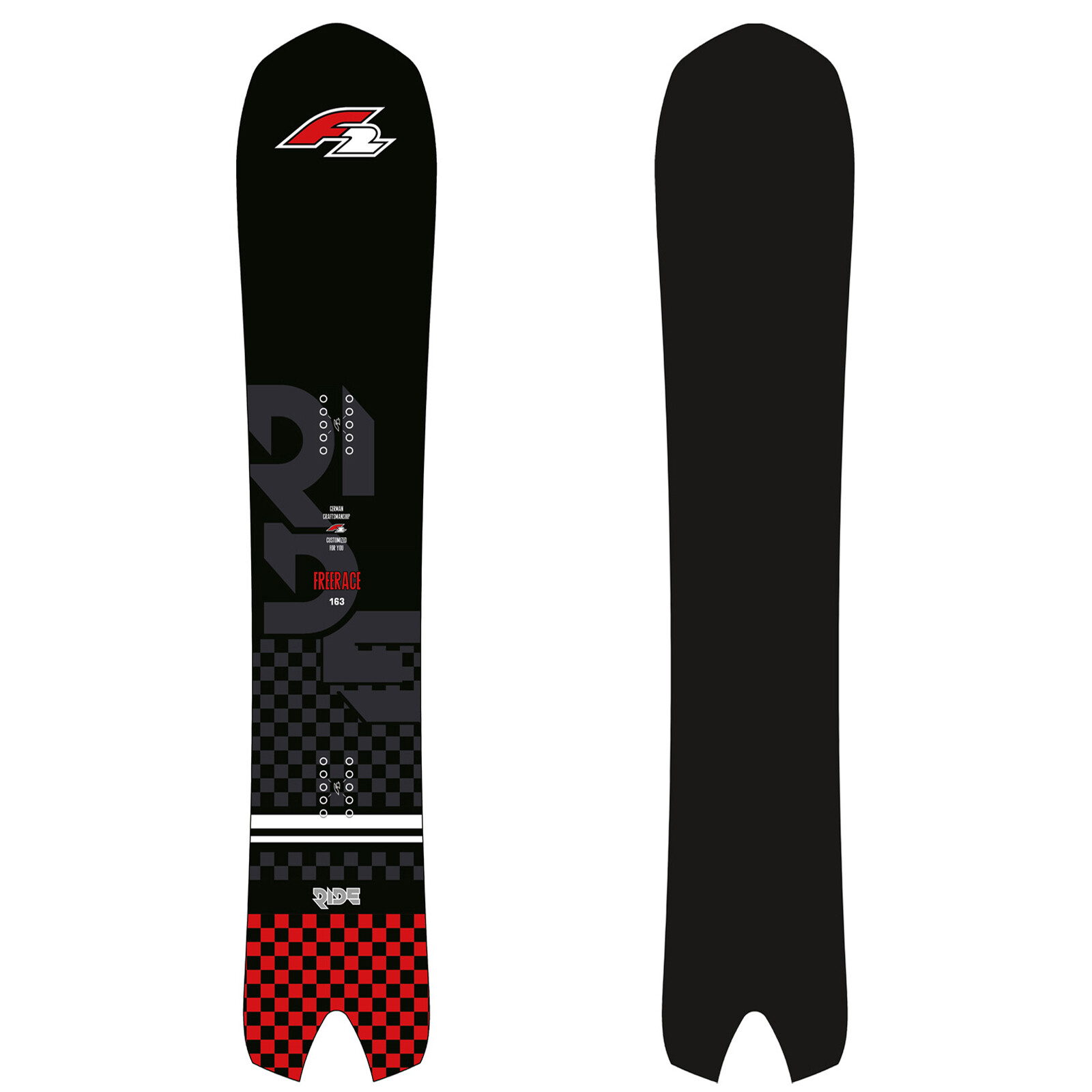 Гонка на сноуборде F2 Größe wählbar Schwarz 2023/24