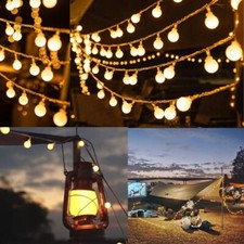 Fairy Lights, Solar Light, Globe String Lights 5m 50LEDs for Balcony, Patio, Wed