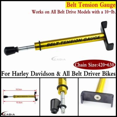 harley belt tension