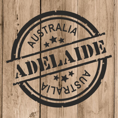 Adelaide Sticker Vinyl 10 cm / 4