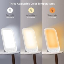 SAD Lamp Light Therapy 10000 Lux 3 Colour Temperatures Timer UK