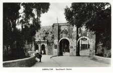 RPPC Gibraltar Southport Gates People Real Photo P2