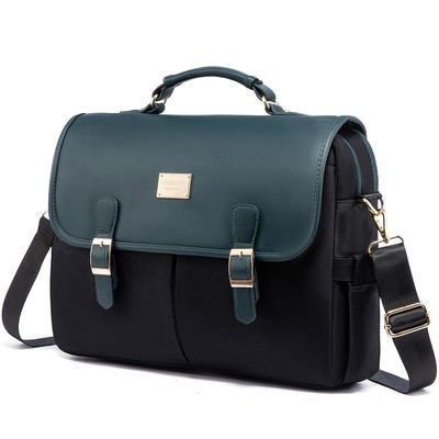 LOVEVOOK Laptop Bag for Women 15.6 inch Large Capacity Computer Briefcase Cas...