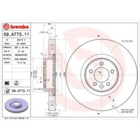 Brembo 2X Bremsscheibe Vorne Ø380 Mm InnenbelüFtet FüR Land Rover Range LW 3.0