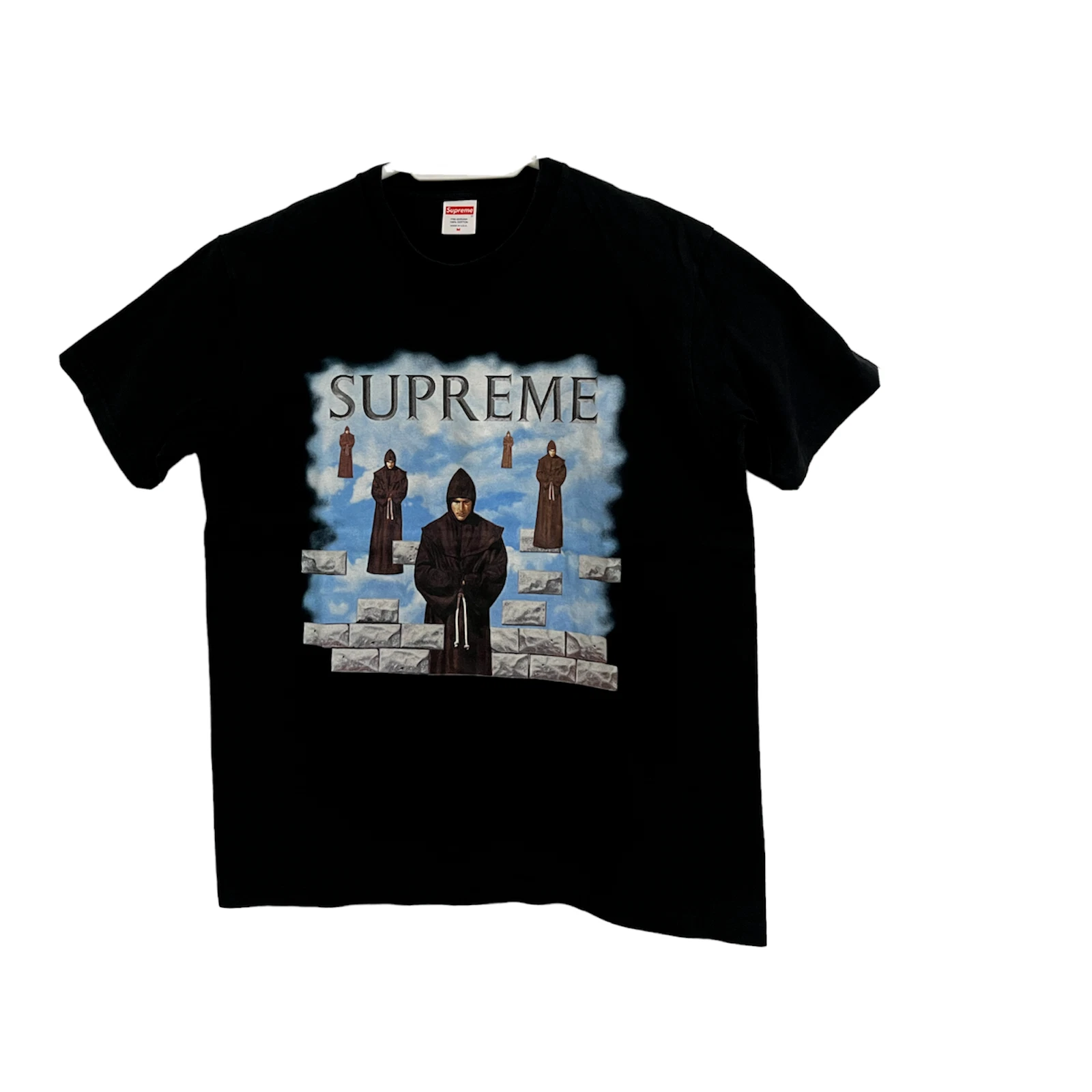 T shirt SUPREME New York Levitation taille moyenne noir FW19