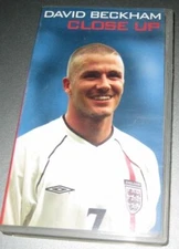 DAVID BECKHAM CLOSE UP VHS