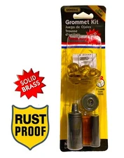 General Tools 71262 Grommet Kit  Rustproof Solid Brass Grommets 3/8 Inch (10 mm)
