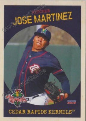 2019 Cedar Rapids Kernels Jose Martinez RC Rookie Minnesota Twins VZ