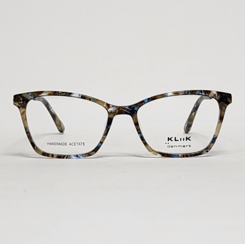 KLIIK 695 S401 Petite quadratische Damenbrille in blauer Schildkröte | Größe: 48 mm - Bild 1 von 11