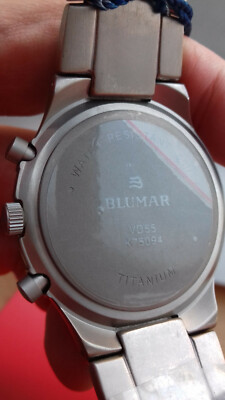 BLUMAR CHRONOGRAPH TITANIUM VD55-K75094 VINTAGE COLLECTION WATCH