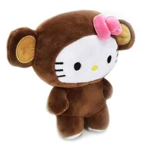 Hello Kitty Plush Disguised in Monkey Costume 6 inch  NWT Sanrio