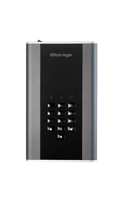 iStorage diskAshur DT2 4TB Desktop External Encrypted Hard Drive NEW