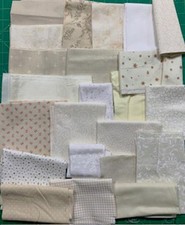 Branded Cream & White scrap bag  ( 200g) 100% Cotton suitable for any craft