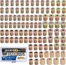 100pcs 316 14 Brake Line Fittings Kitnut And Union