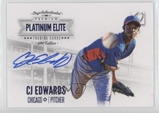 2014 Onyx Platinum Elite Blue 61/200 Carl Edwards Jr CJ #PE-CE Auto 0af