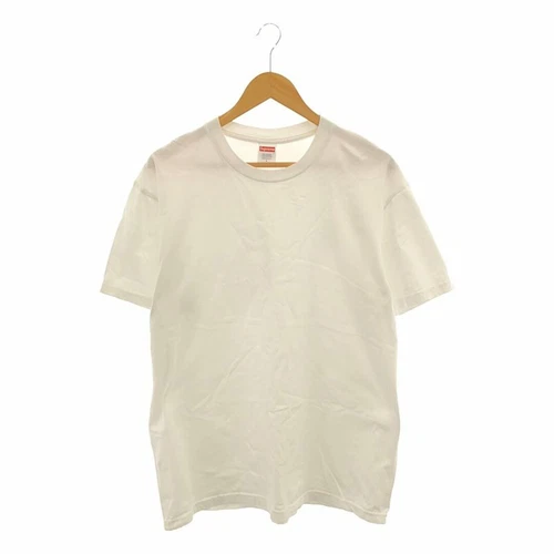 T shirt Supreme Solid col rond L blanc homme occasion KLDR 0