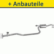 Mitteltopf Auspuff+ für MAZDA 121 FLIEßHECK 1.25 1.3 60/75PS 1996-2002